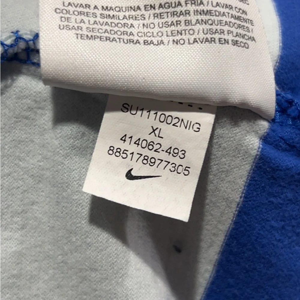 Nike Jordan Team men's golf polo shirt in striped blue
